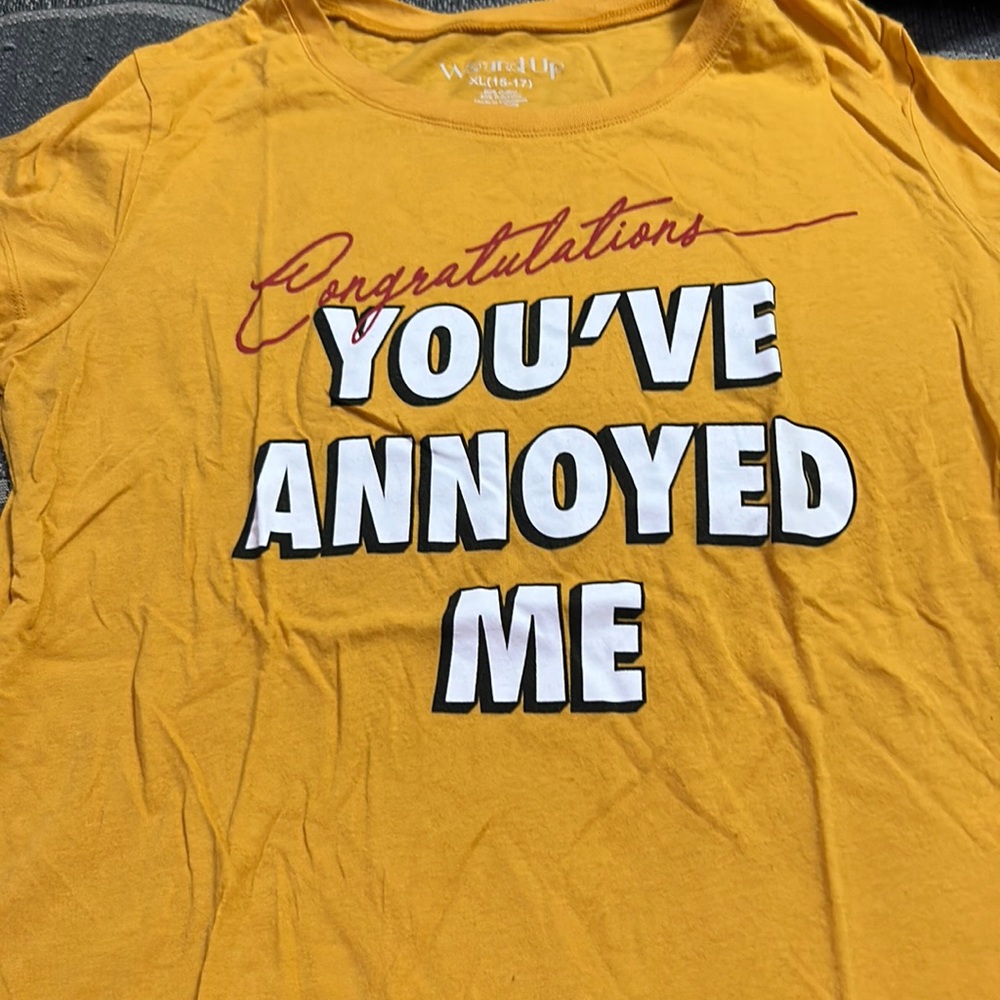 Orange t shirt
